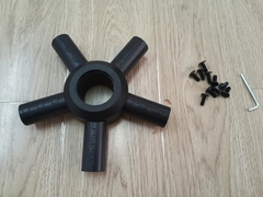 Membongkar alas kaki bintang lima, aksesoris kursi berputar, kursi krom / semprotan kaki kursi uji Bifma