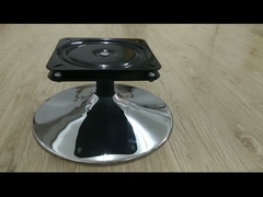Bar chair accessories,  chrome sofa chair fixed disc base Rotation and automatic return Function