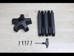 Membongkar Kursi Kantor Kaki Dasar Berputar 115mm Tinggi Uji BIFMA Kemasan Individual