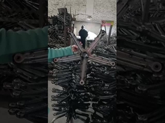 Besi hitam/Plating Warna Kantor kursi penggantian dasar 700mm Diameter untuk peningkatan daya tahan