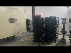 Kualitas tinggi 700mm perak Nylon Kantor Kursi Dasar dengan Dukungan Lumbar dan Casters