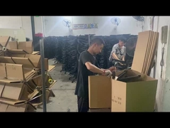 Pabrik grosir Kursi Kantor Nylon Hitam Dasar Berputar dengan Dukungan Lumbar dan Casters