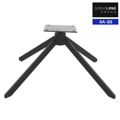 Four Legged Sofa Kantor Kursi Penggantian Dasar Hitam Warna Diameter 700mm
