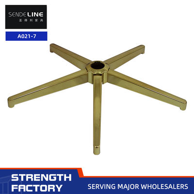 Harga yang pantas Kursi kantor berputar Penggantian Dasar Electroplated Gold Plating Five Star Foot on line