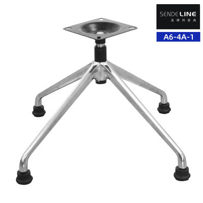 Harga yang pantas Kursi Kantor Penggantian Base Logam dipoli Alloy Aluminium Dengan Casters on line