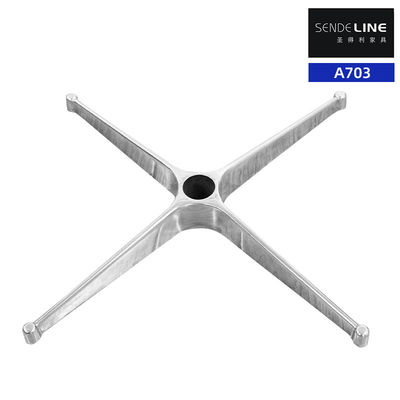 Harga yang pantas Kursi Kantor Modern Penggantian Dasar Logam Dasar Kursi Aluminium Berputar tahan lama on line