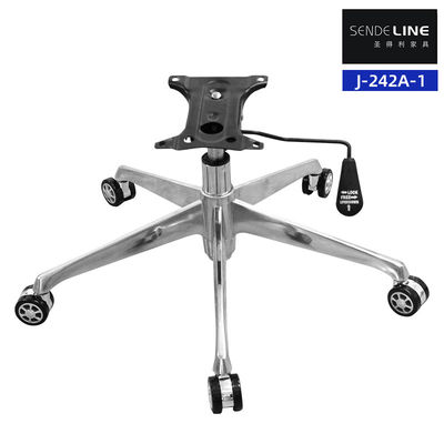 5 Bintang Metal Kantor Kursi Roda Base Aluminium Alloy Panjang Panjang Penyesuaian