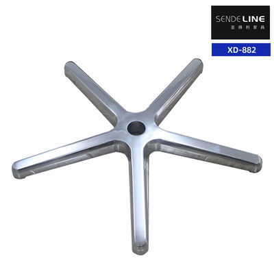 Harga yang pantas Kursi kantor modern dengan dasar logam untuk kenyamanan maksimum Aluminium berkualitas tinggi tahan lama on line