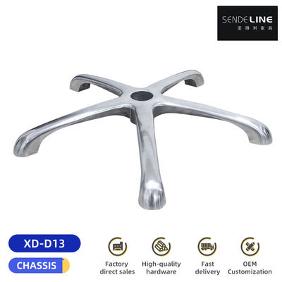 Harga yang pantas Kursi Kantor Lima Bintang Dasar Logam Alloy Aluminium Kursi Berputar Dasar Roda on line