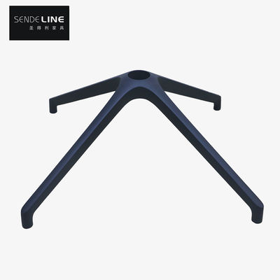 Harga yang pantas Kursi Kantor hitam mat logam dasar penyesuaian tinggi gaya modern on line