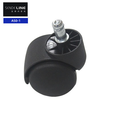Nylon 50mm Roda kursi berputar penggantian lingkaran / benang Universal Roda Caster