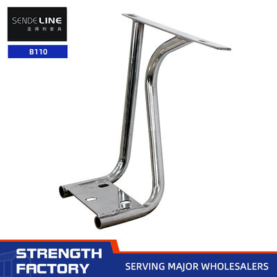 Harga yang pantas Kursi Kantor Universal Armrest Penggantian Kursi Besi Berlapis Chrome Handrail 20mm diameter on line