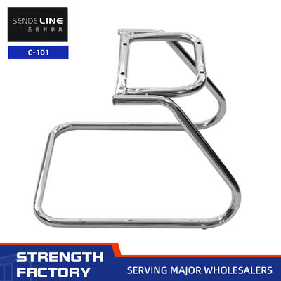 Harga yang pantas Kursi kantor instalasi standar Kerangka logam yang dilektroplasi / Kerangka busur hitam on line