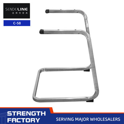 Harga yang pantas Iron Pipe Kantor Kursi Struktur Logam 620mm Tinggi Electroplate Warna on line