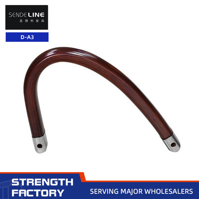 Harga yang pantas Gaya Modern Kursi Kayu Solid Armrest Kenyamanan Merah Kecokelatan Untuk Rumah / Kantor on line