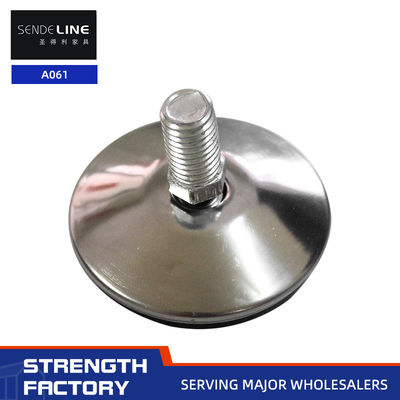 Harga yang pantas Hitam Sol besi kursi kaki penggantian Non slip 12mm / 13mm Panjang benang on line