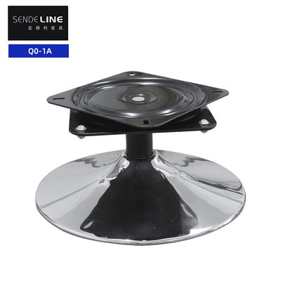 Kursi Bar Chrome Tetap Aksesoris Kursi Sofa Disk Base Rotasi Dan Pengembalian Otomatis