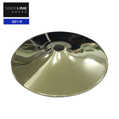 Harga yang pantas Emas / Putih Modern Bar Stool Aksesoris Restoran Kursi Berputar on line