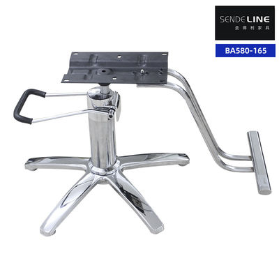 Harga yang pantas Salun kecantikan Trim Barber Chair Aksesoris Plating Chrome Base Lima Bintang on line