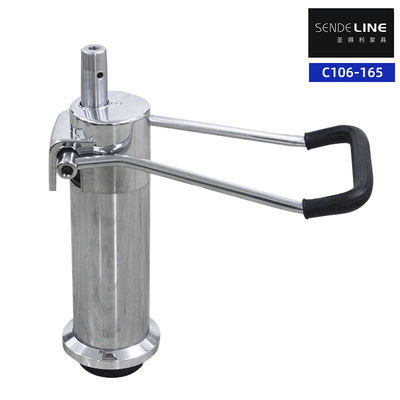 Harga yang pantas 200kg Oil Pump Barber Chair Base Cast Iron Chrome Salon Chair Hydraulic Base on line