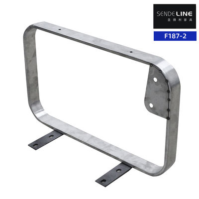 Harga yang pantas Stabilitas tinggi stainless steel 201 kursi pemotong rambut sandaran lengan mudah perakitan on line