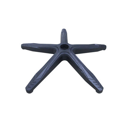 Kualitas tinggi 640mm Black Nylon Kantor Kursi Dasar dengan Dukungan Lumbar dan Casters