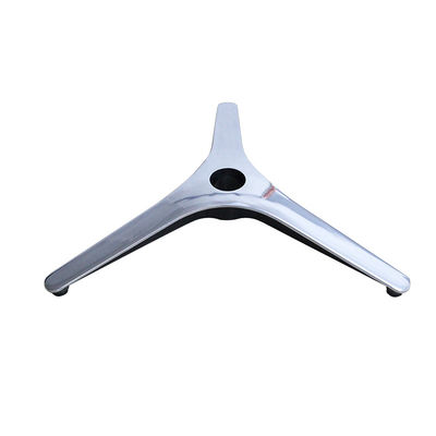 Harga yang pantas Dasar Kursi Kantor Logam Modern Dengan Pengaturan Ketinggian Polishing Warna Tanpa Roda on line