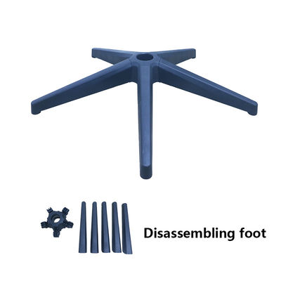 Harga yang pantas Penghancuran Baru Lulus Uji Bifma Kursi Berputar Nylon Hitam Dengan Kaki dan Rocker yang Dapat Dihapus on line