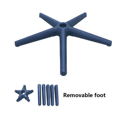 Harga yang pantas Pabrik Pemecahan Nylon telah lulus Uji Bifma Kantor Kursi Swing Base Hitam Model kaki yang bisa dilepas on line