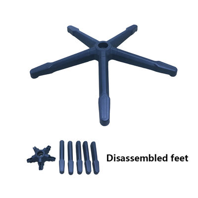 Harga yang pantas Black Radius 380mm Nylon BIFMA Diuji Kursi Kantor Swing Base Dengan Pengaturan Ketinggian on line