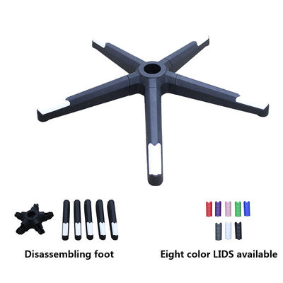 Harga yang pantas Pabrik Grosir Kursi Kantor Swing Base Dengan Disassembly Hitam Nylon Bifma Diuji Radius 350mm on line