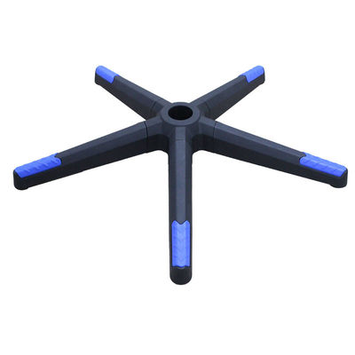 Harga yang pantas Penghancuran Kaki Dasar kursi Kantor Hitam Penyesuaian Tinggi 90mm Nylon Tugas Berat on line