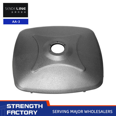 Harga yang pantas 500×500mm Matte Black Plating Base Stamping Warna Untuk Kursi Barber / Beauty Chair on line