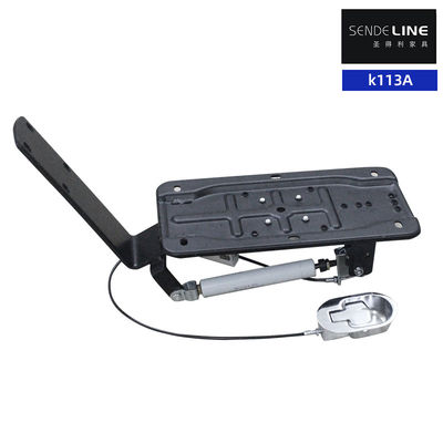 Harga yang pantas Matte Hitam Iron Barber Kursi Pompa Minyak Bracket dengan punggung berbaring Fungsi dasar on line