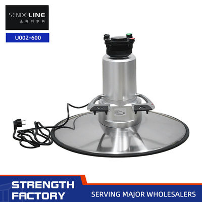 Harga yang pantas 600mm Chrome Barber Chair Base Electric 140# Bagian Peralatan Salon Rambut - Tinggi disesuaikan 41-53cm on line