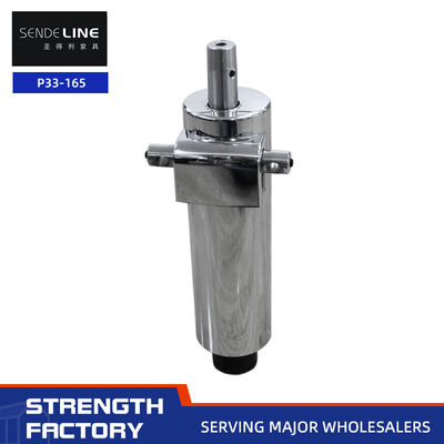 Harga yang pantas 165mm perjalanan Chrome Barber Kursi Base Dengan 5,2 Kg Cast Iron Pompa Minyak Angkat Tekanan 200 N on line