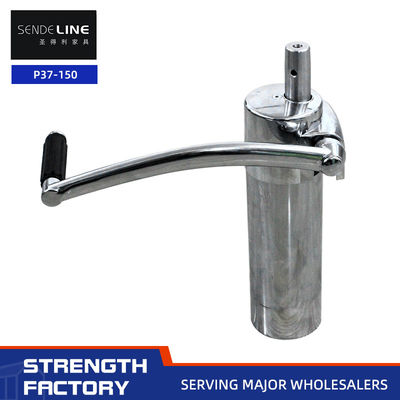 Harga yang pantas Professional Barber Chair Base dengan Chrome Plating Perlakuan Permukaan Single arm 150 perjalanan angkat pompa minyak on line