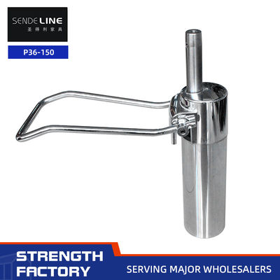 Harga yang pantas Plating Warna / Emas 5kg Cast Iron Barber Kursi Base Dengan 150mm Perjalanan Hydraulic Pump Lift on line