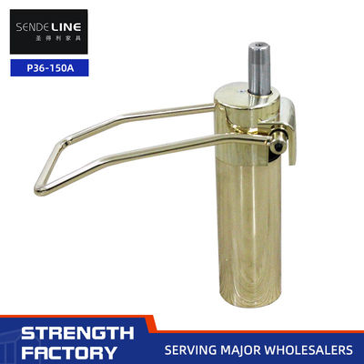 Harga yang pantas Emas 5kg besi cor kursi pemotong rambut dasar dengan perjalanan 150mm pompa hidrolik Lift on line