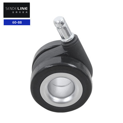 Harga yang pantas Perak berongga Kantor Kursi Castor untuk kursi berputar 60mm Diameter Medical Cart Roda Caster on line