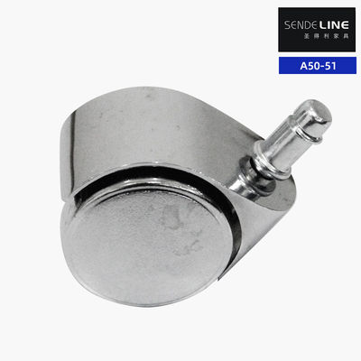 Harga yang pantas 2 Inch Alloy Polished Kantor Kursi Casters Medical Cart Roda Penggantian on line