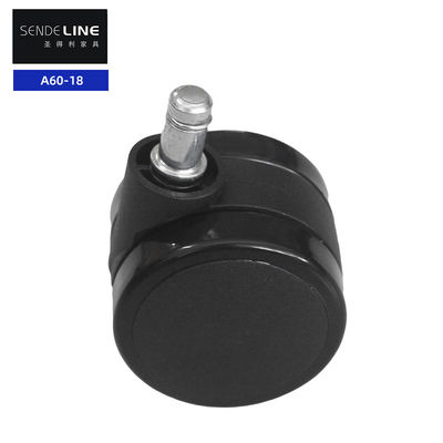 Harga yang pantas Roda kursi kantor nilon untuk bergulir halus dan daya tahan Kapasitas beban 250 lbs Set dari 5 on line