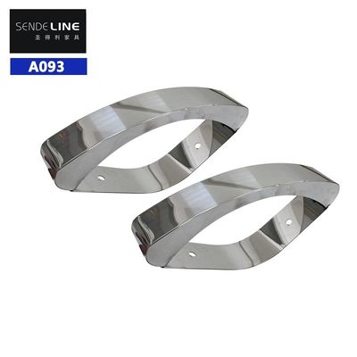 Harga yang pantas Kualitas Tinggi Berat 0,8kg/ Stainless Steel Barber Chair Armrests on line