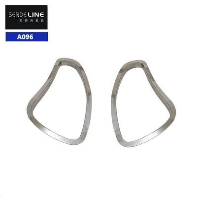 Harga yang pantas Kursi pemotong rambut ringan sandaran lengan baja tahan karat berkualitas tinggi Berat 0,3 kg / pasang on line