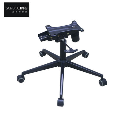 Harga yang pantas Besi Hitam / Plating Warna Kursi Kantor Dasar 700mm Diameter Untuk Perbaikan Ketahanan on line