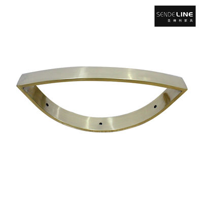 Harga yang pantas Titanium emas kursi salon kecantikan stainless steel handrail kursi pemotong rambut dasar kinerja tinggi dan daya tahan on line