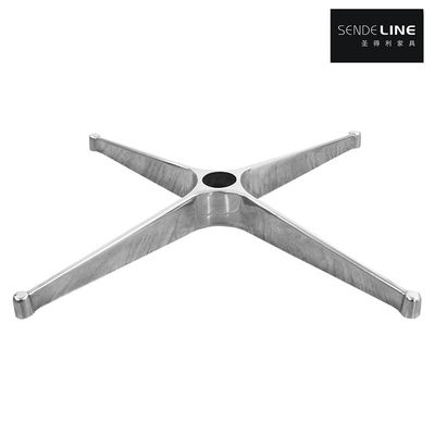 Kursi Kantor 4 bintang Base Polished Color / Chrome Color Aluminium Alloy Die-casting Integrated Molding