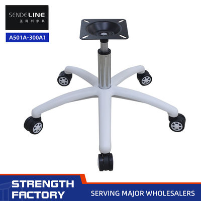 Harga yang pantas Dasar Kursi Kantor yang Dapat Disesuaikan Ergonomis yang Dapat Diputar 360° Tinggi Basis Disesuaikan 600mm Putih on line