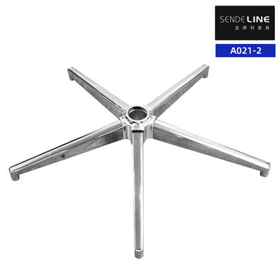 Harga yang pantas 110mm rel kecepatan tinggi dilas kantor kursi berputar dasar, kaki kursi bintang 5 on line