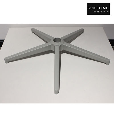 Harga yang pantas High-end iron welded office chair base, grey 700/640mm five-star feet on line